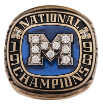 1998 Michigan Wolverines NCAA Ice Hockey National Championship Ring